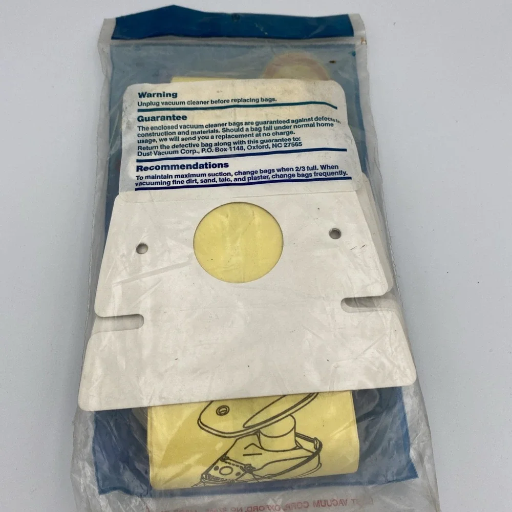 Dvc Brand Vacuum Bags‎ Style L For Eureka 1000 Series Except 1099 Pack Of 4